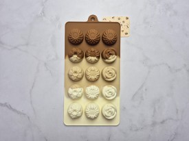 Moldes silicona 15 flores